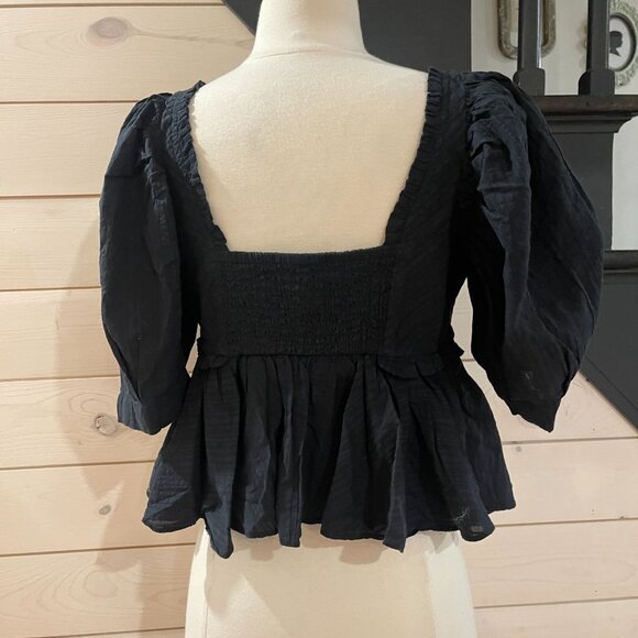 013 Free People Leave It To Me Top In Black Sizes Small & Medium Available - Picture 3 of 9